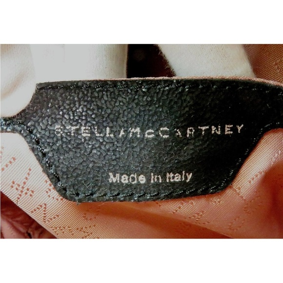 Stella McCartney Black Quilted Backpack with Silver Chain - Picture 10 of 13